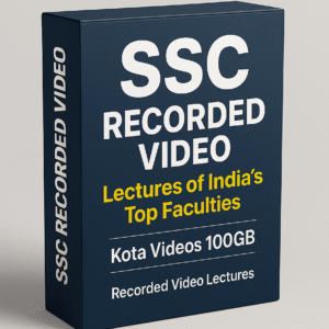 SSC Recorded Video Lectures – 100GB Kota Bundle